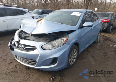 2012 Hyundai Accent Gls from USA, damaged, VIN KMHCT4AE0CU143772